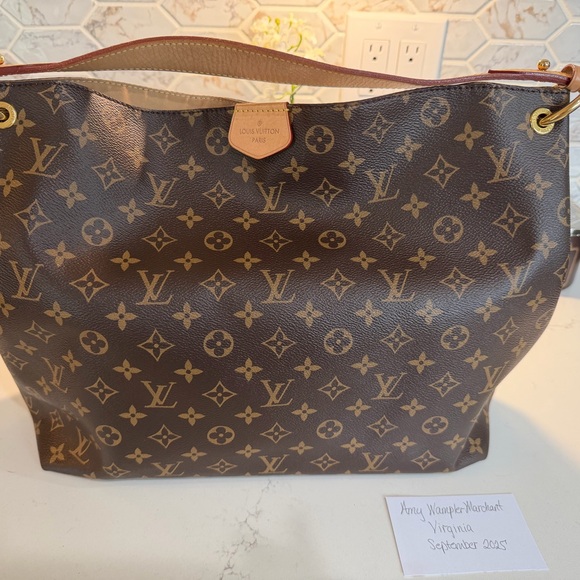 Louis Vuitton Brown Monogram Shoulder Bag - Picture 2 of 15